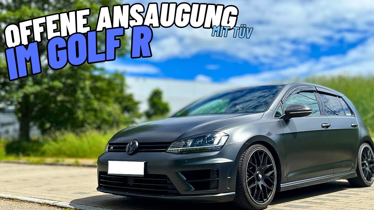 LOHNT SICH DIE OFFENE ANSAUGNG? POV PROBEFAHRT 2014 GOLF 7 R