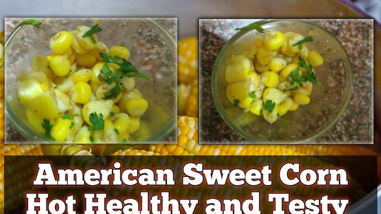 How to make amarican sweet corn in home/spicy,sweet, corn chaat with divya AAR.