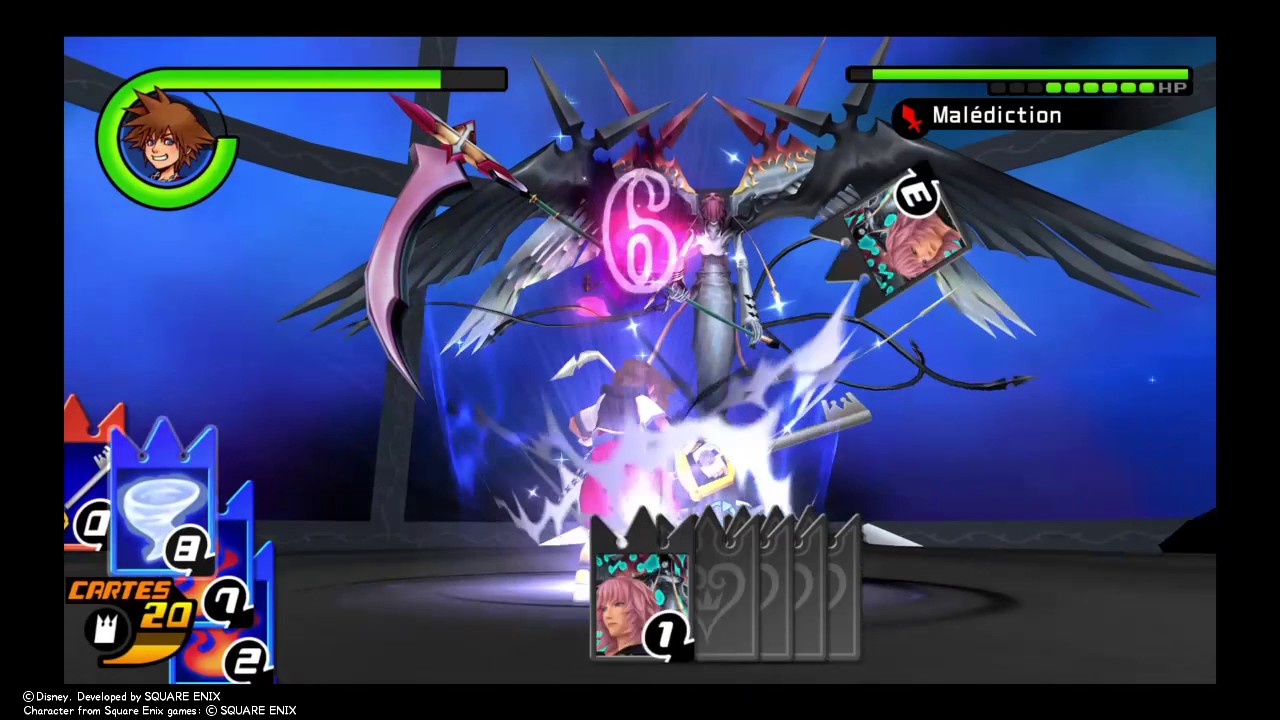 Sora Vs Marluxia - Mode Expert - Kingdom Hearts Re:Chain of Memories