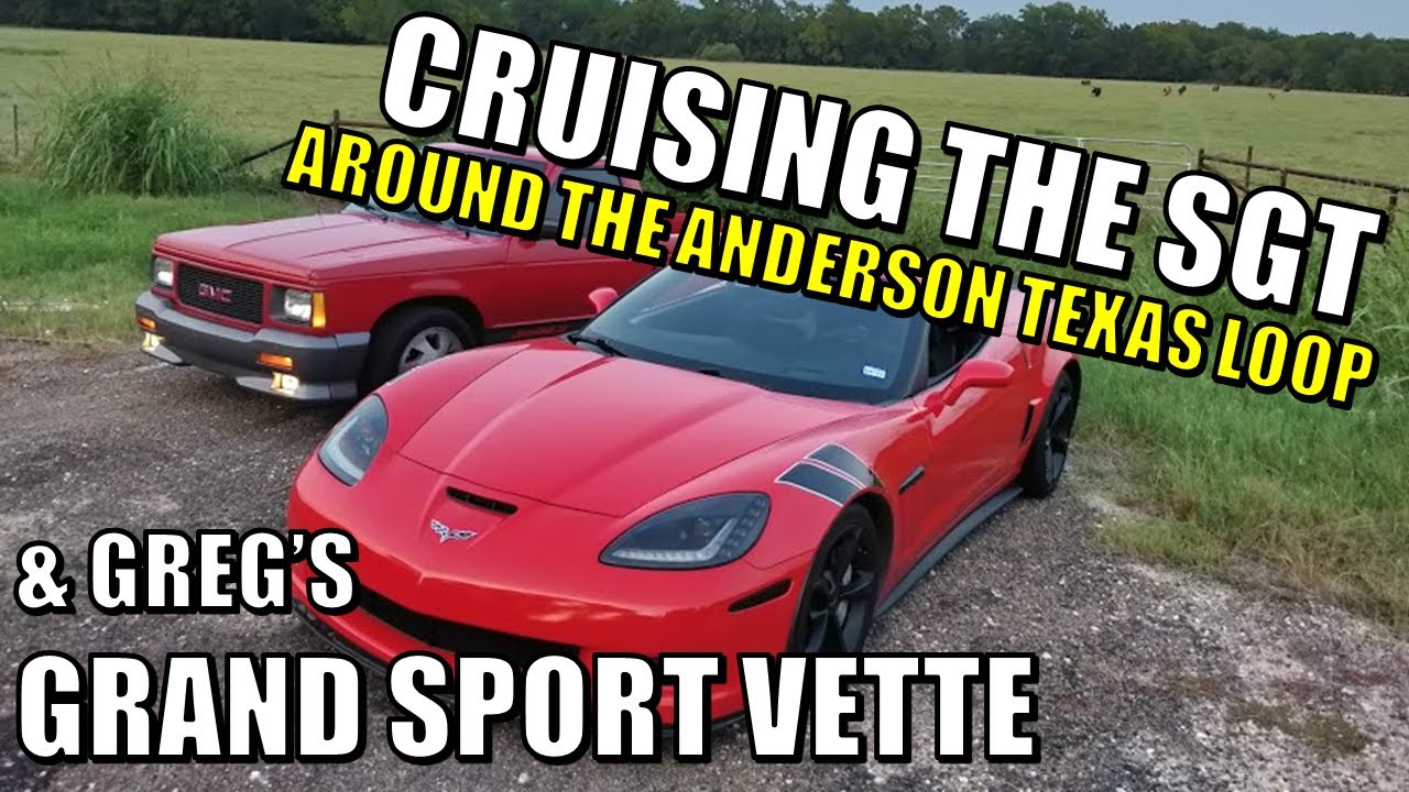 GMC Sonoma GT and Grand Sport Corvette Sunset Cruise Anderson Loop