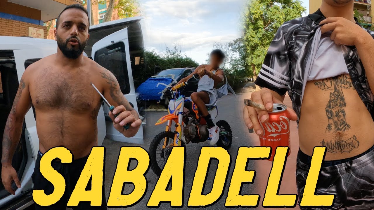 SOLO en los BARRIOS MÁS PELIGROSOS de SABADELL 🇪🇸