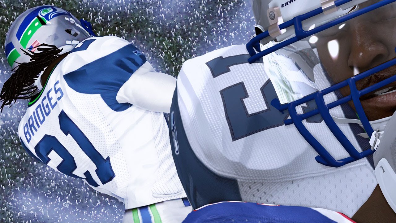 Геймплей режима карьеры Madden 15, 3 сезон — Бриджес выбит — Много снега в Буффало