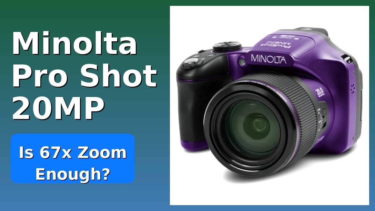REVIEW (2026): Minolta Pro Shot 20MP. Features.