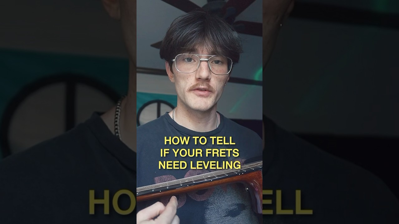 How to tell if your frets need leveling&hellip; #guitar #guitartalk #guitarist #guitartech #guitarrepair