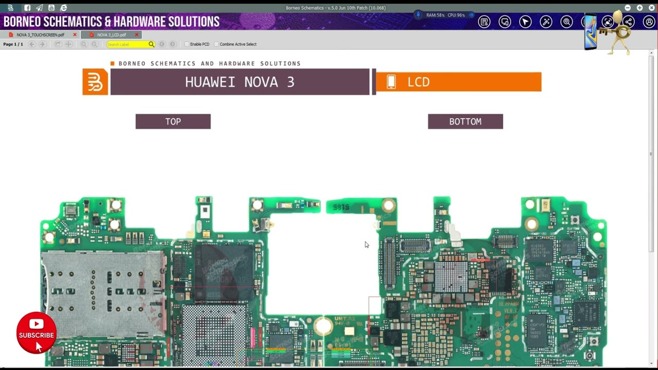 Huawei Nova 3 Touch, Lcd,Lcd Light Hardware Solutions