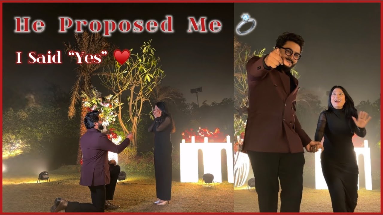 He Proposed 💍🙈♥️ | DeepAarthDiaries ♾️