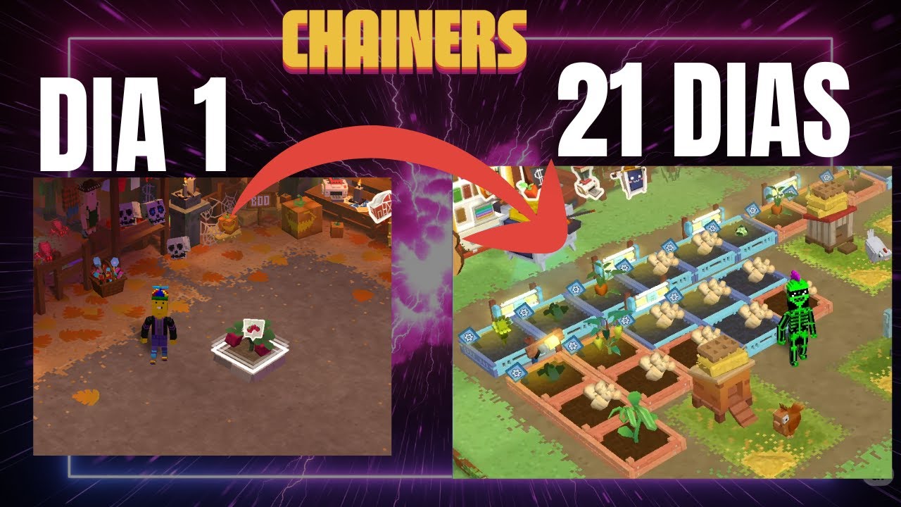 21 DIAS JOGANDO CHAINERS NFT | BONS RESULTADOS?