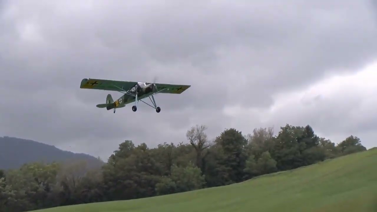 First flight of Slepčev Storch from airfield Zagorje, Slovenia