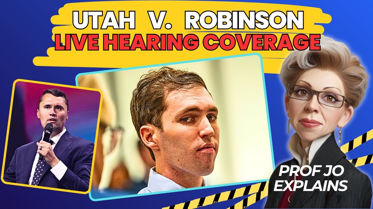 Utah VS. Tyler Robinson - LIVE Hearing Coverage