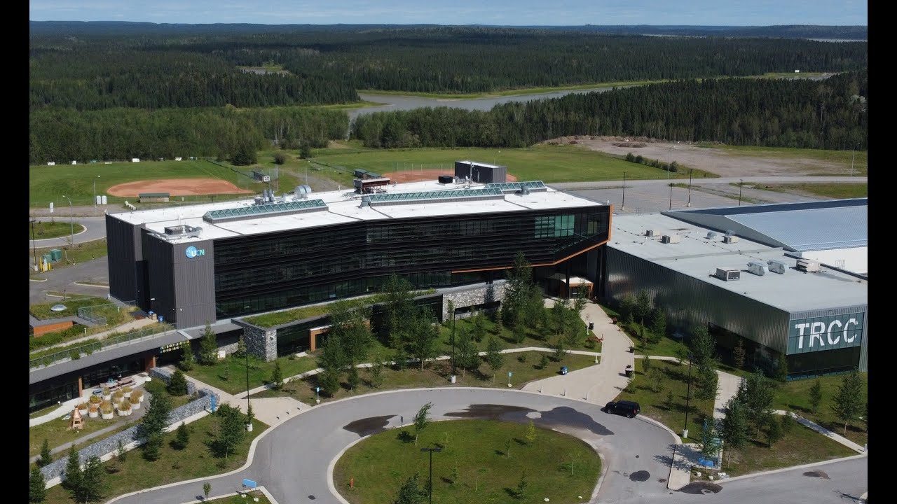 UCN Campus in Thompson, MB #manitoba #dji