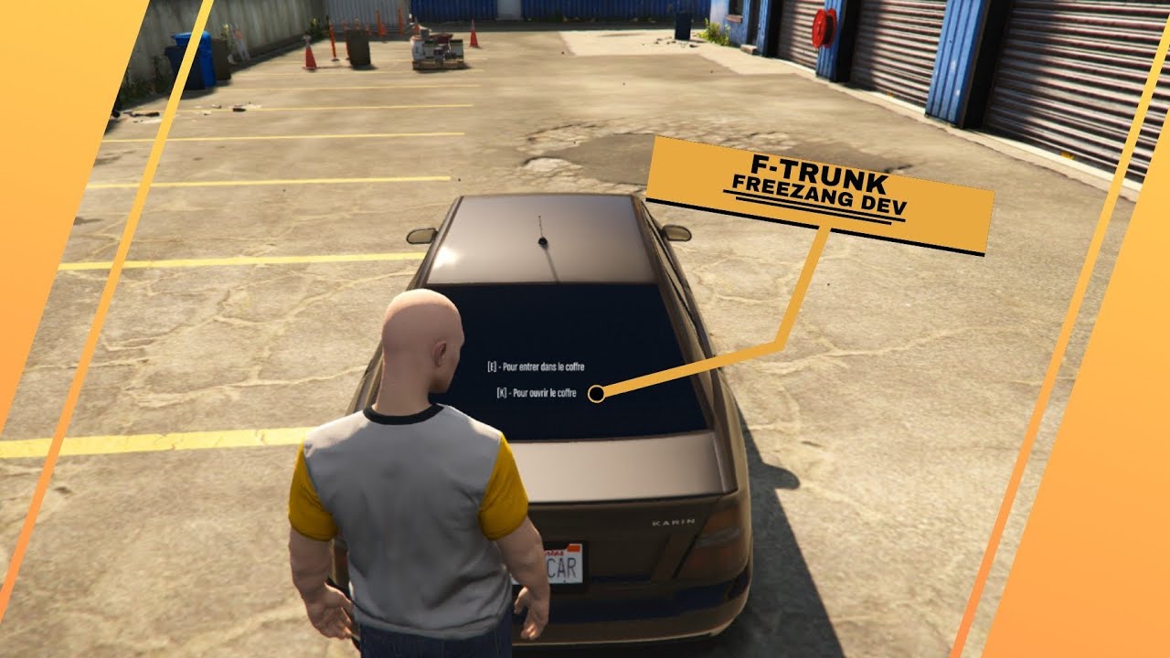 Script GRATUIT F-Trunk pour FiveM | Système de Coffre Personnalisé