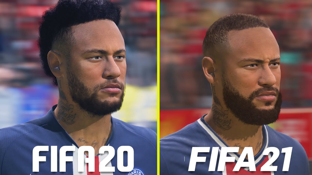 FIFA 21 vs FIFA 20 PS4 Pro 4K Graphics Comparison