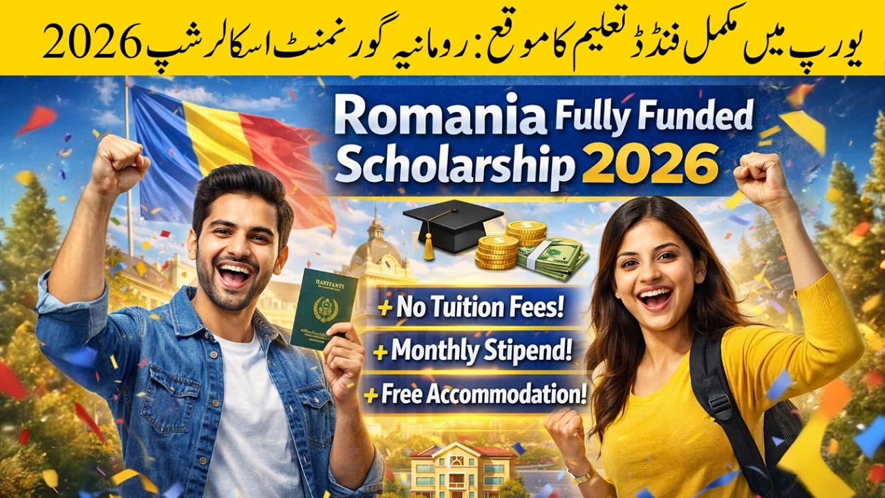 Romania Government Fully Funded Scholarship 2026 | No Tuition + Monthly Stipend + Free Accommodation