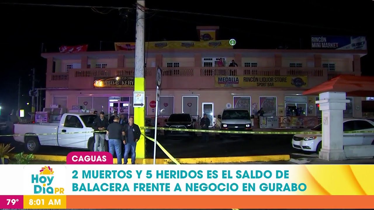 Policía ofrece detalles sobre balacera que dejó dos muertos y cinco heridos