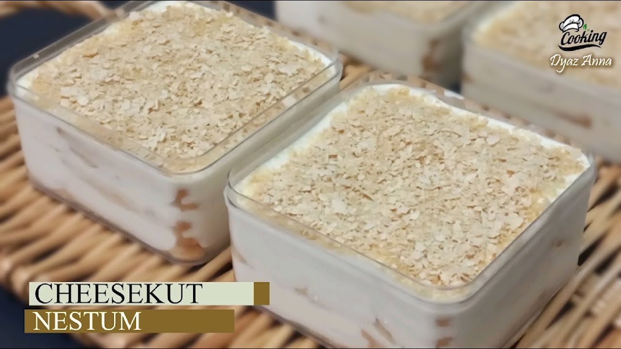 Resepi Mudah Buat Cheesekut Nestum | Sedap & Berkrim | Dessert box..