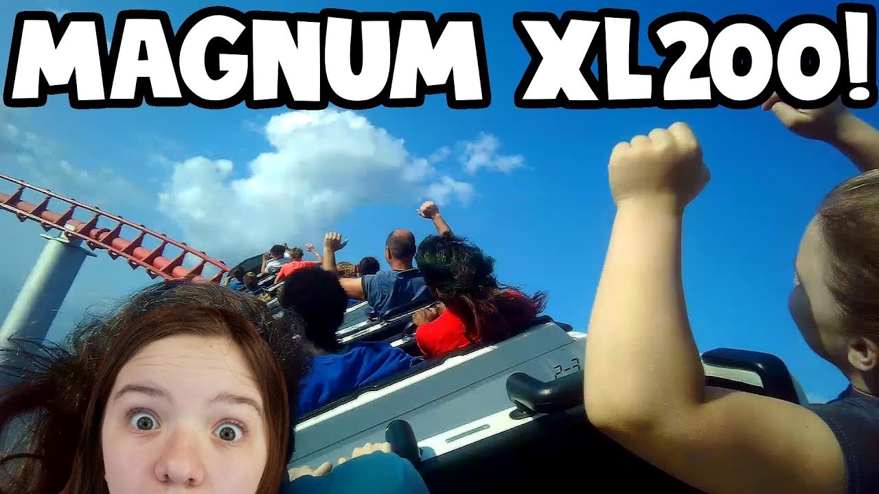 FAST and FUN!  Magnum XL200 Coaster POV Cedar Point