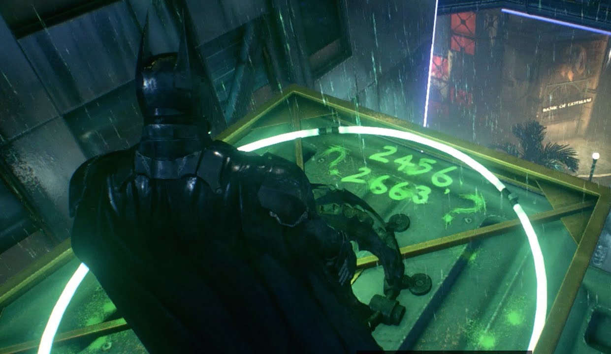 Riddler Trophy Numbers Solution Arkham Knight