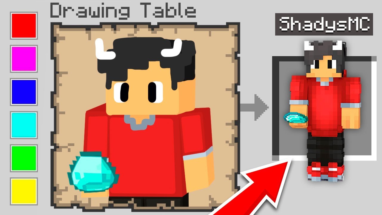 Minecraft, Men YouTubere Jeg Tegner Kommer Frem Igen!