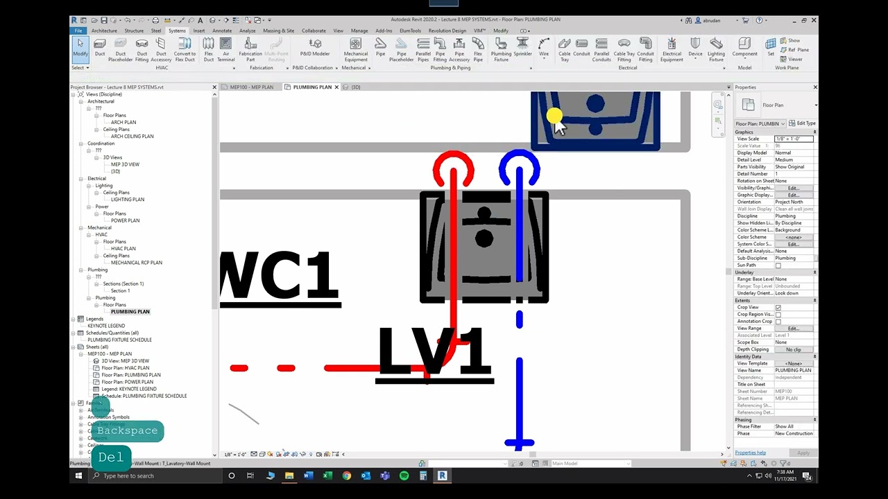 Lecture 8 1   Revit & MEP