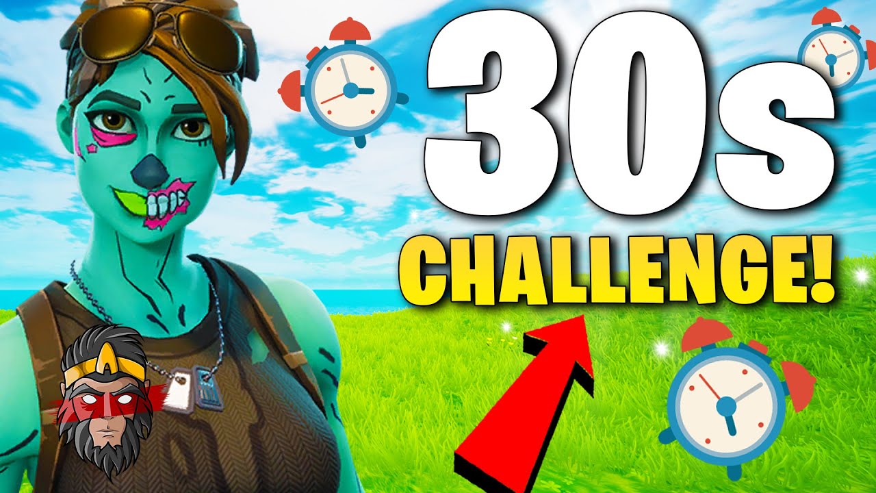 30s NA LOOT CHALLENGE VE FORTNITE!!