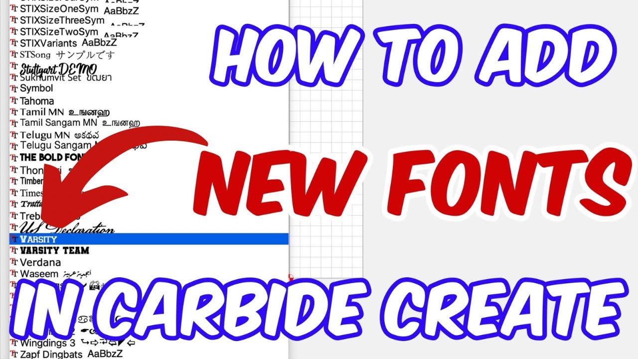 Carbide Create Basics - How to Add Fonts in Carbide Create Tutorial