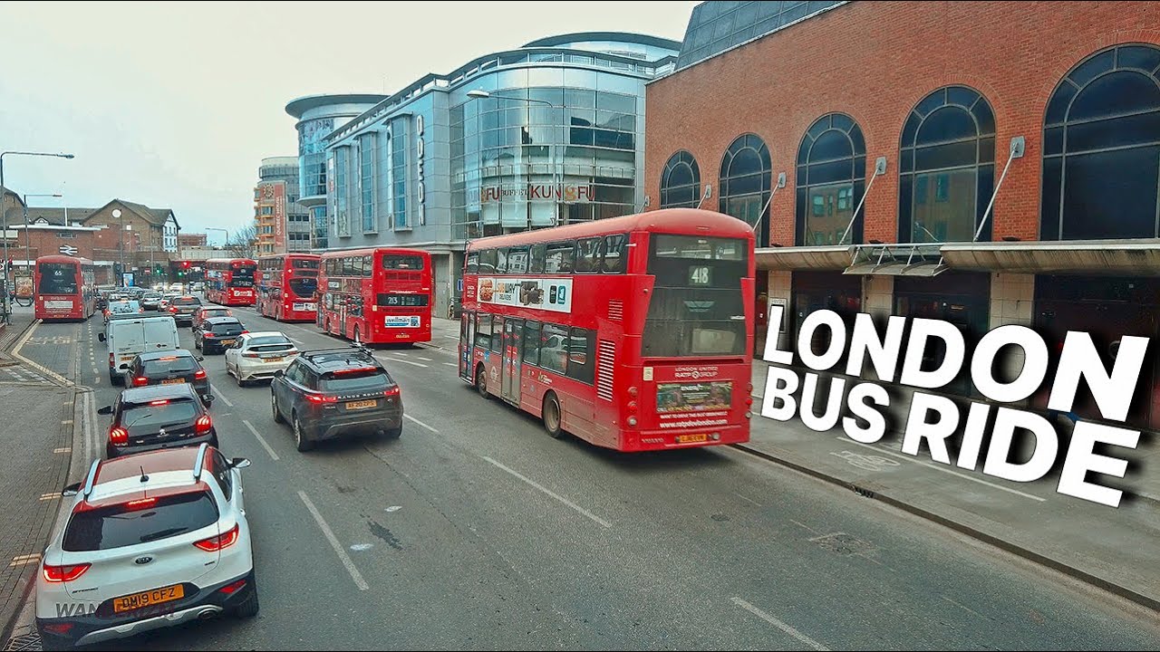 LONDON Bus Ride 🇬🇧 - Route X26 - London's longest bus route covering 23.75 miles - Croydon- Heathrow