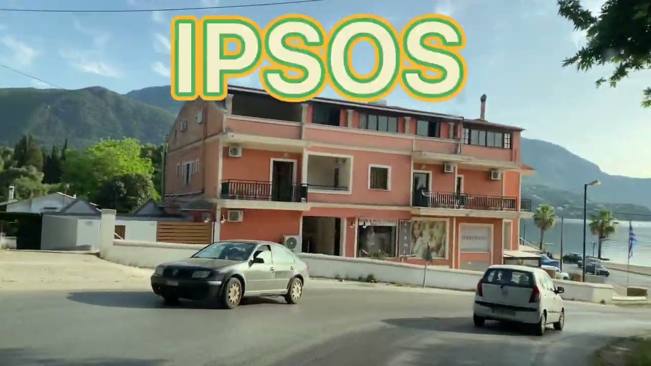 Corfu greece ride in the dasia ipsos 4K video