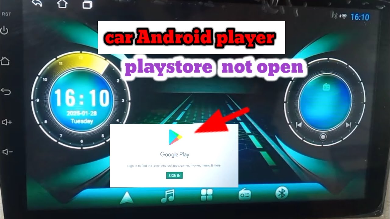 car🚕 android playstore not ❌working,car 😇android player installation | car android player reset