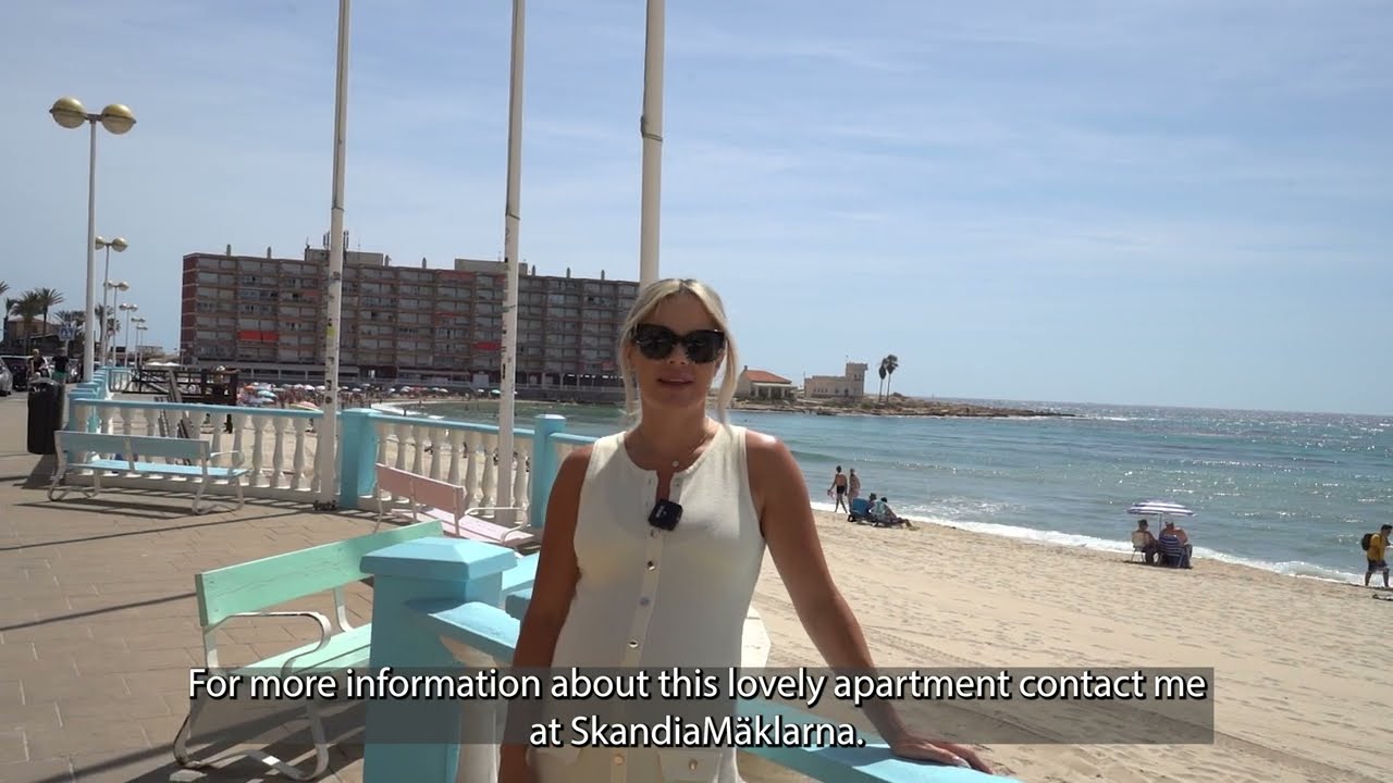 Front line apartment located in Los Locos beach in Torrevieja - SkandiaMäklarna Torrevieja