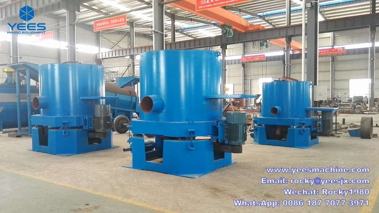 Centrifugal gold concentrator