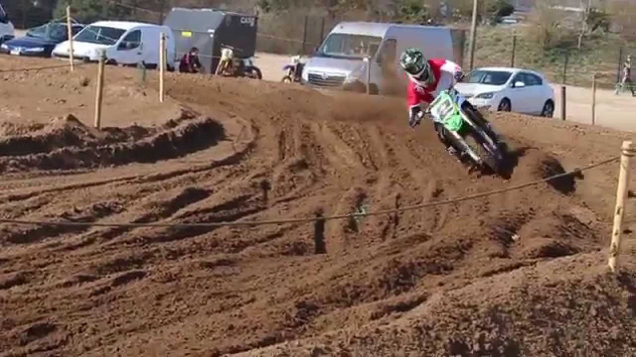 Ryan Villopoto training in the sand of Lommel