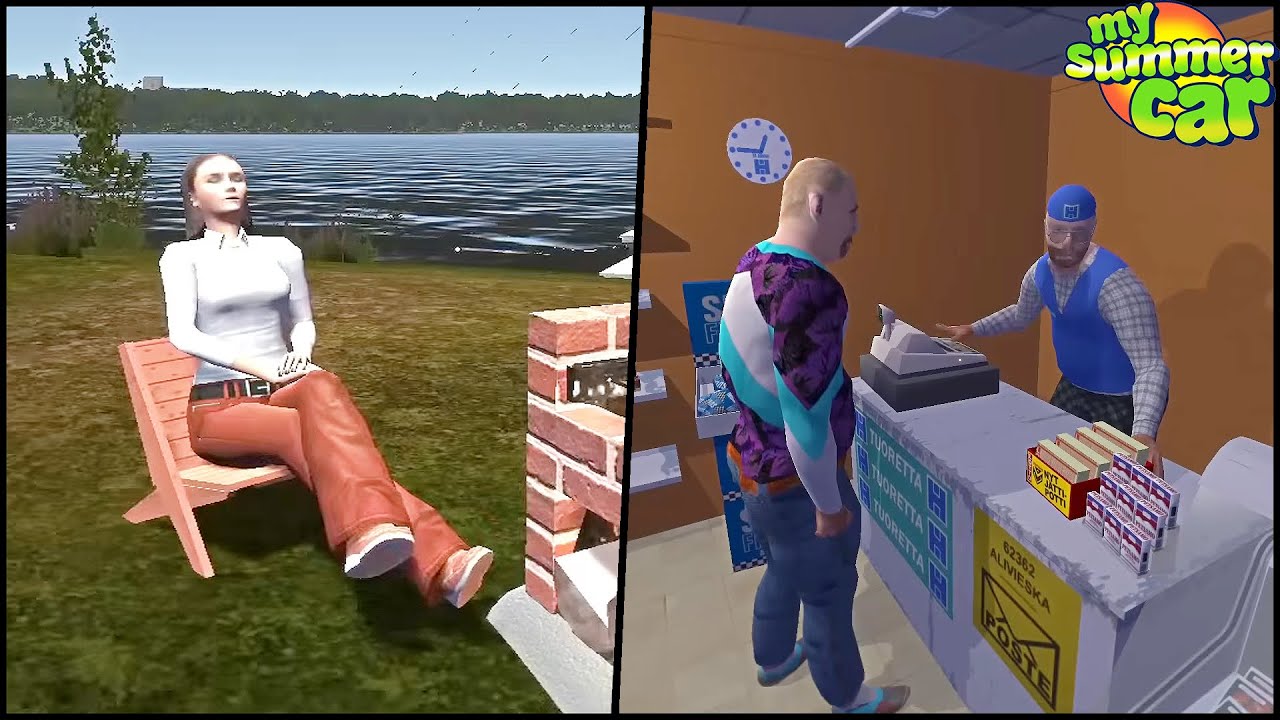 НОВАЯ ДЕВУШКА и ПЕРСОНАЖИ! BetterMSC! - My Summer Car