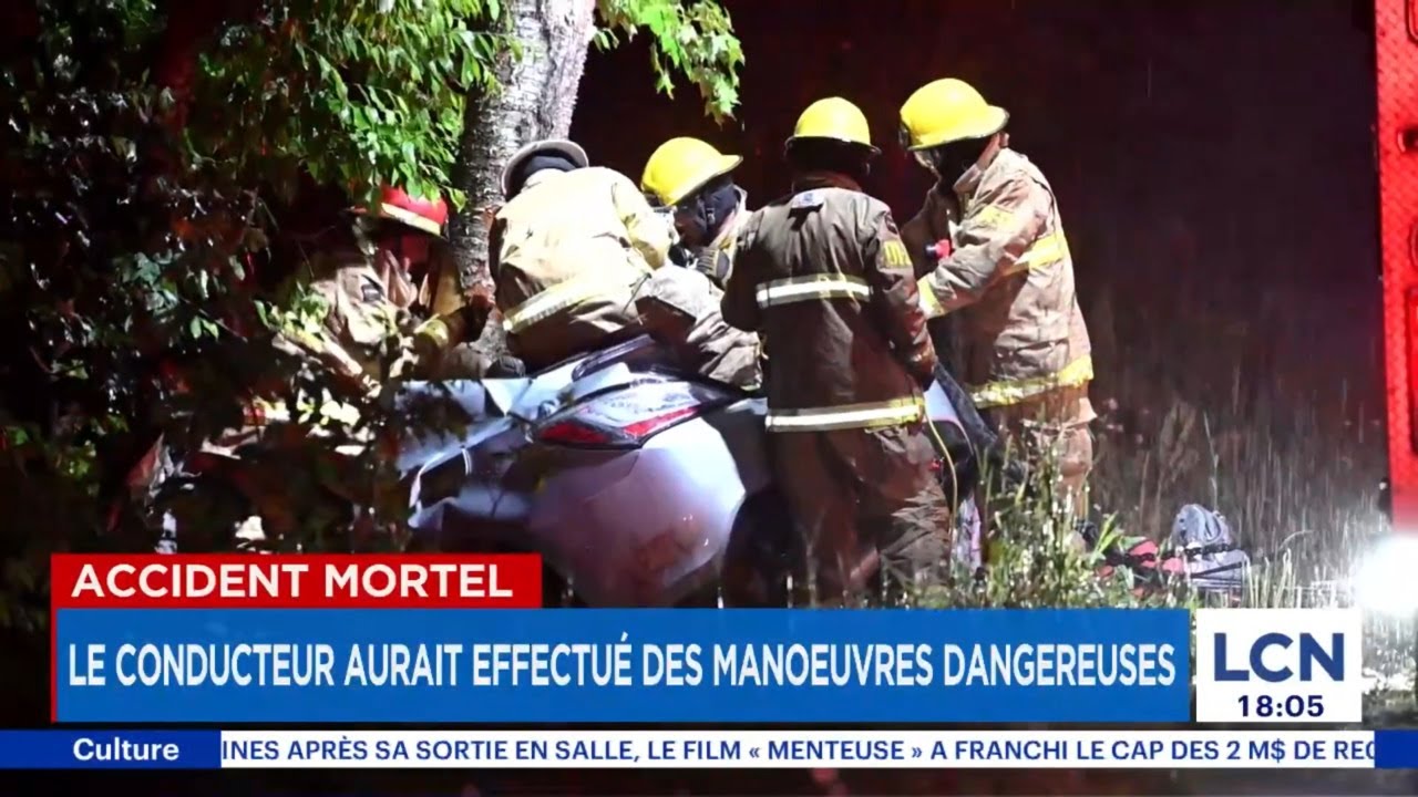 Accident mortel: le conducteur aurait effectué des manoeuvres dangereuses - reportage