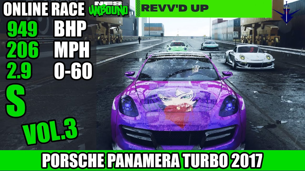 Revvd Up | S Class Porsche Panamera Turbo 2017 in NFS Unbound Vol 3