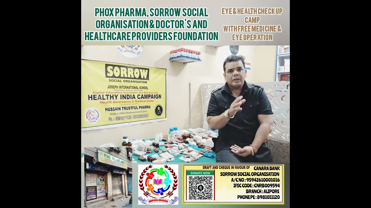 HEALTHY INDIA CAMPAIGN - MEGA EYE & HEALTH CHECK UP CAMP WITH  FREE EYE OPERATION & MEDICINES