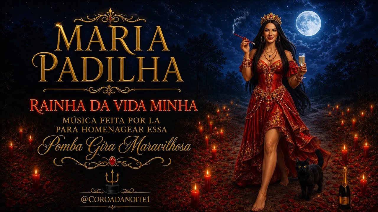 Maria Padilha - Rainha da Vida Minha | Música feita por I.A para homenagear essa Pomba Gira.
