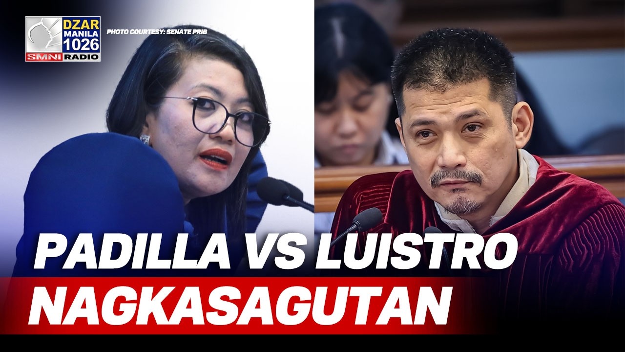 Sen. Padilla at Luistro, NAGKASAGUTAN sa impeachment court