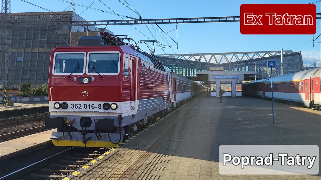 [ZSSK] Eso 362 016 with train Ex 613 Tatran | Poprad - Tatry