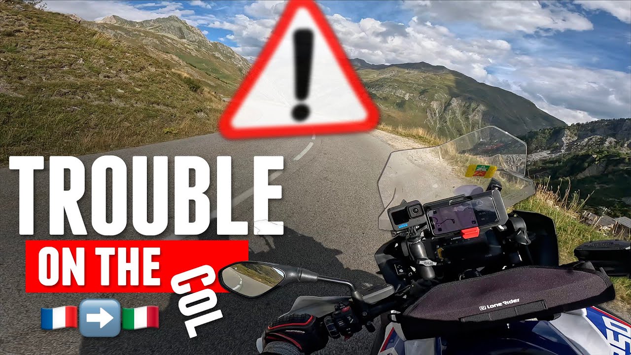 French Alps Motorcycle Adventure Pt 2 – Trouble on the Col 🇫🇷➡🇮🇹
