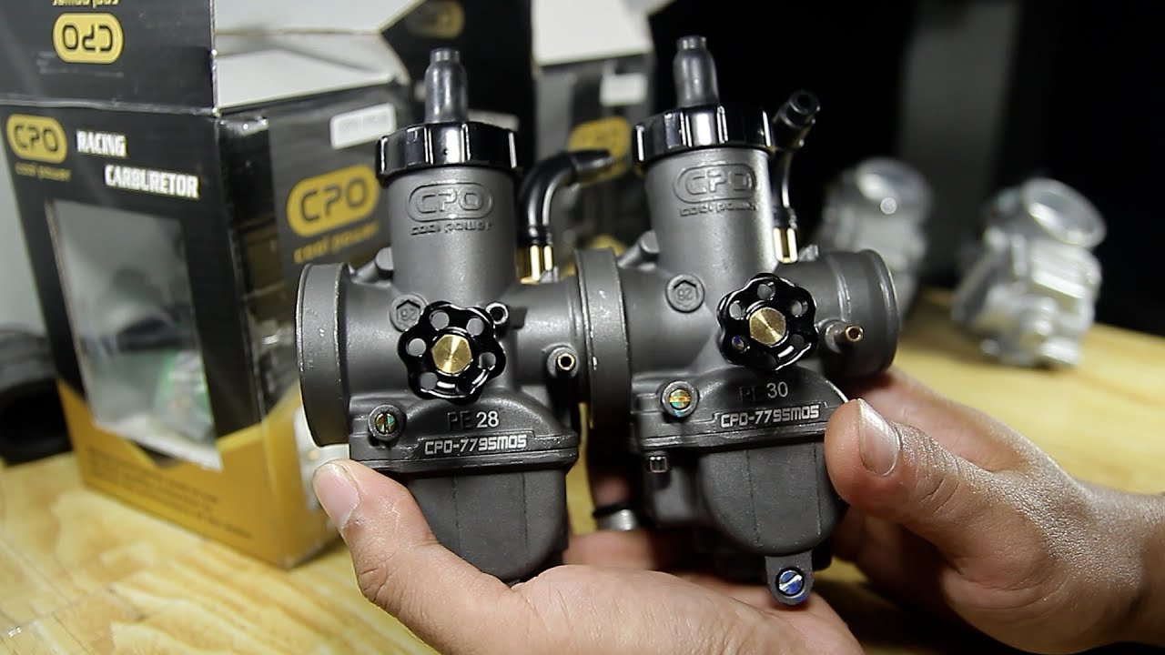 Compare Karburator CPO Black Series PE 28 VS PE 30