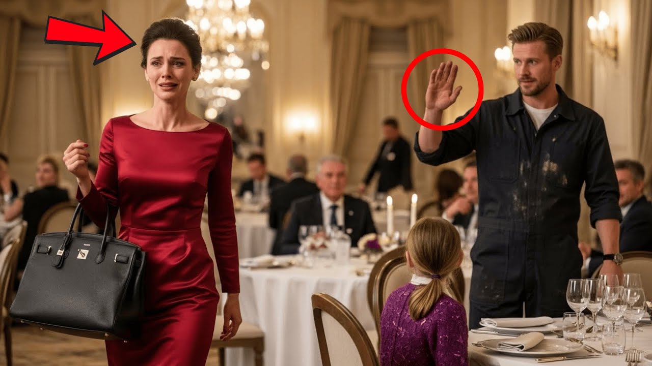 PDG Milliardaire Seule Sans Table Au Nouvel An — Un Mécanicien Pauvre Se Lève Et Lui Fait Signe