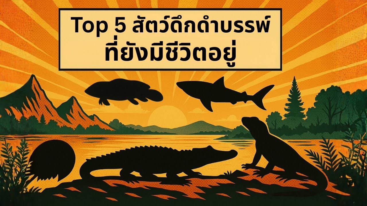 Top 5 สัตว์ดึกดำบรรพ์ที่ยังมีชีวิตอยู่ | วิวัฒนาการของความพอดี | เรื่องไม่รู้รอบตัว