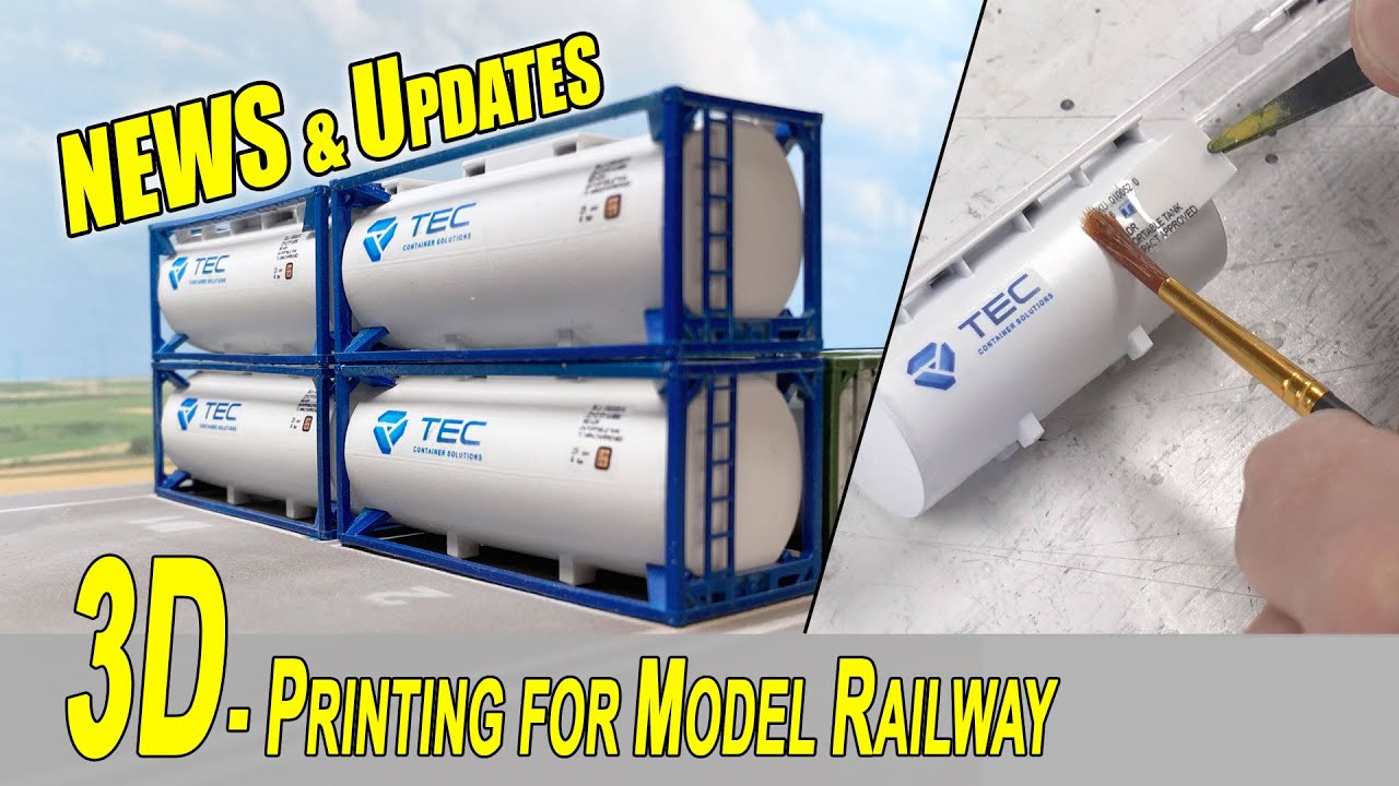 3D-printing for Model Railroad - News and Updates