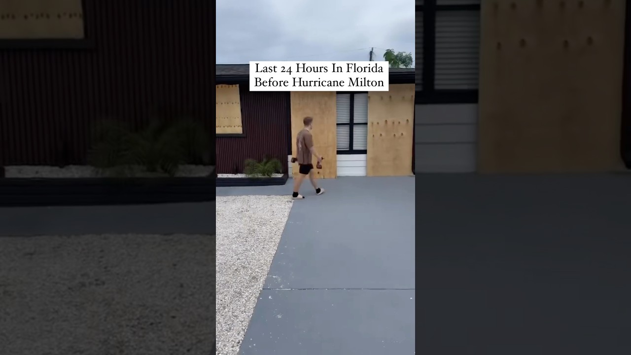 A Storm Is Coming! Hurricane Milton 🌊🌀 #florida #evacuate #hurricaneseason #hurricane