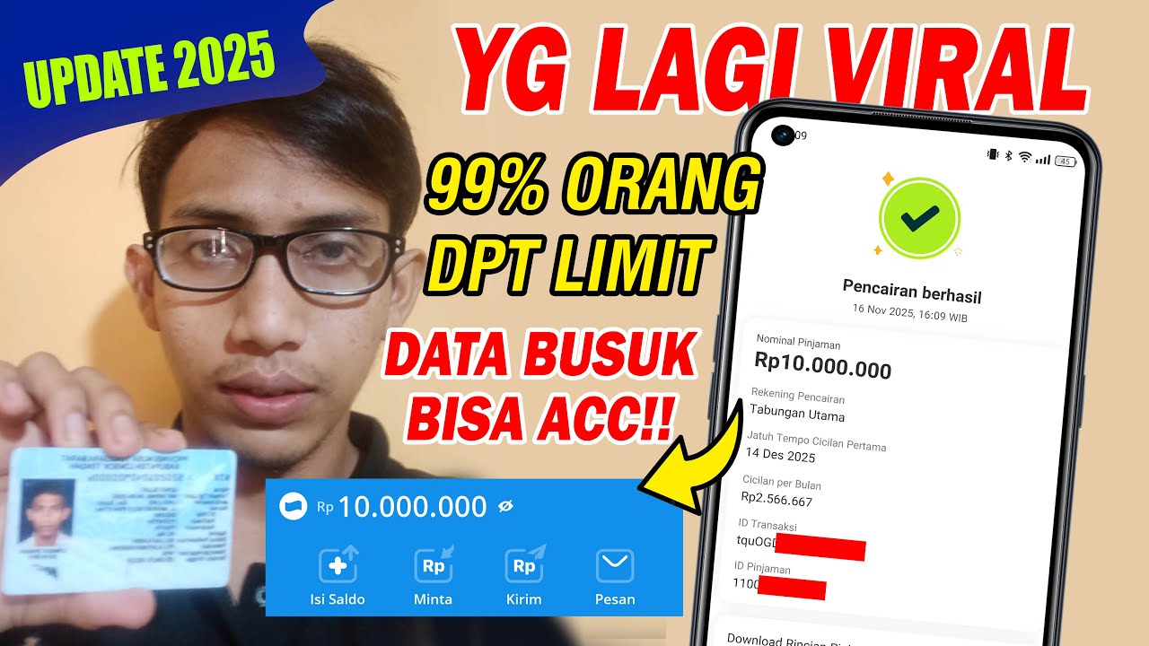 Pinjaman Tanpa BI Checking!!, Pinjol Mudah Cair ke Dana 2025 - Pinjaman Online Terbaru Langsung Cair