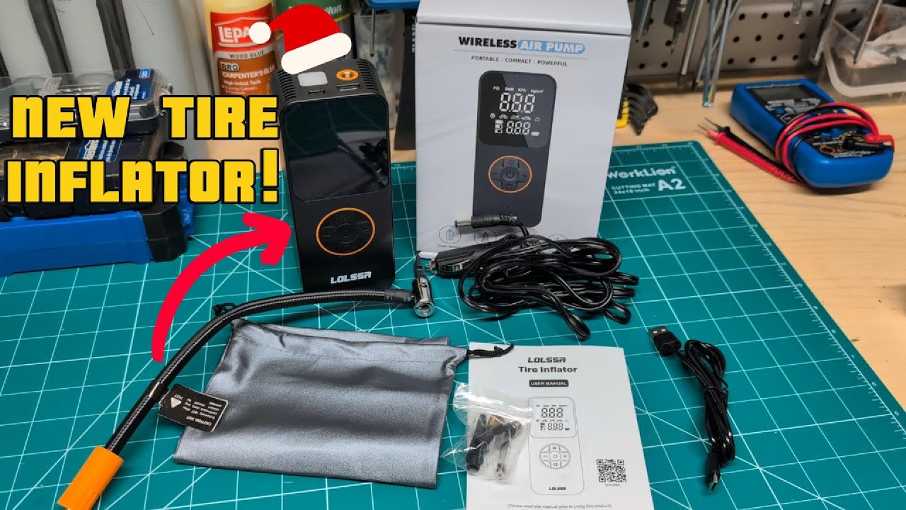 НОВЫЙ НАСОС ДЛЯ ПОДКАЧКИ ШИН! 💨 — НЕОБХОДИМАЯ ВЕЩЬ ДЛЯ ВАШЕГО АВТОМОБИЛЯ ✔💯