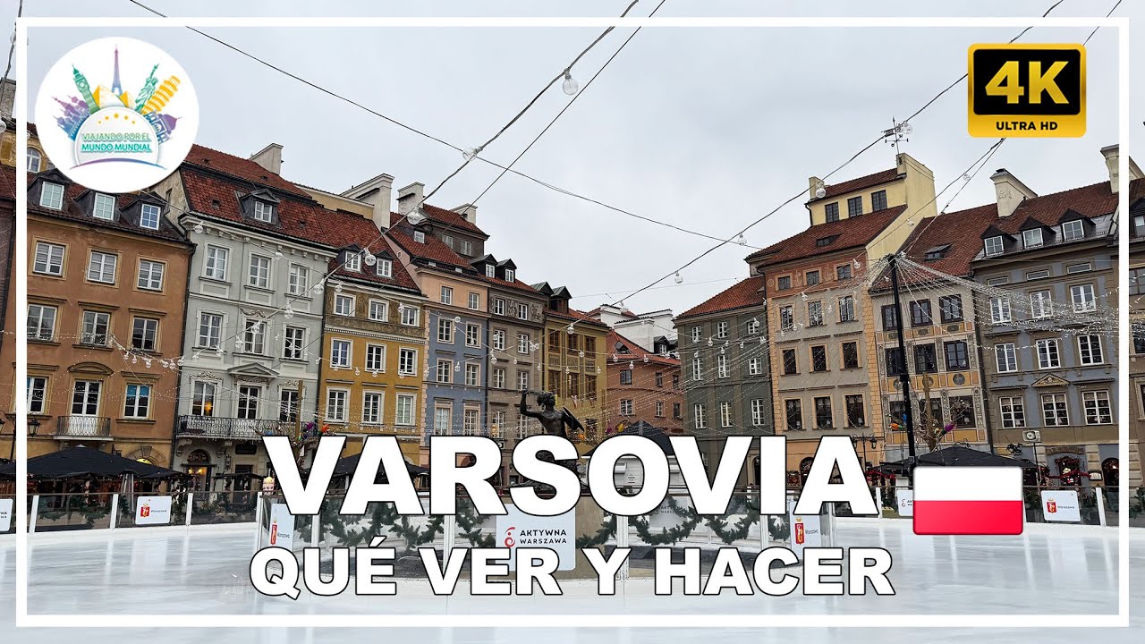 Qué VER en VARSOVIA , la capital de POLONIA 🇵🇱 | Guía de viaje 4K
