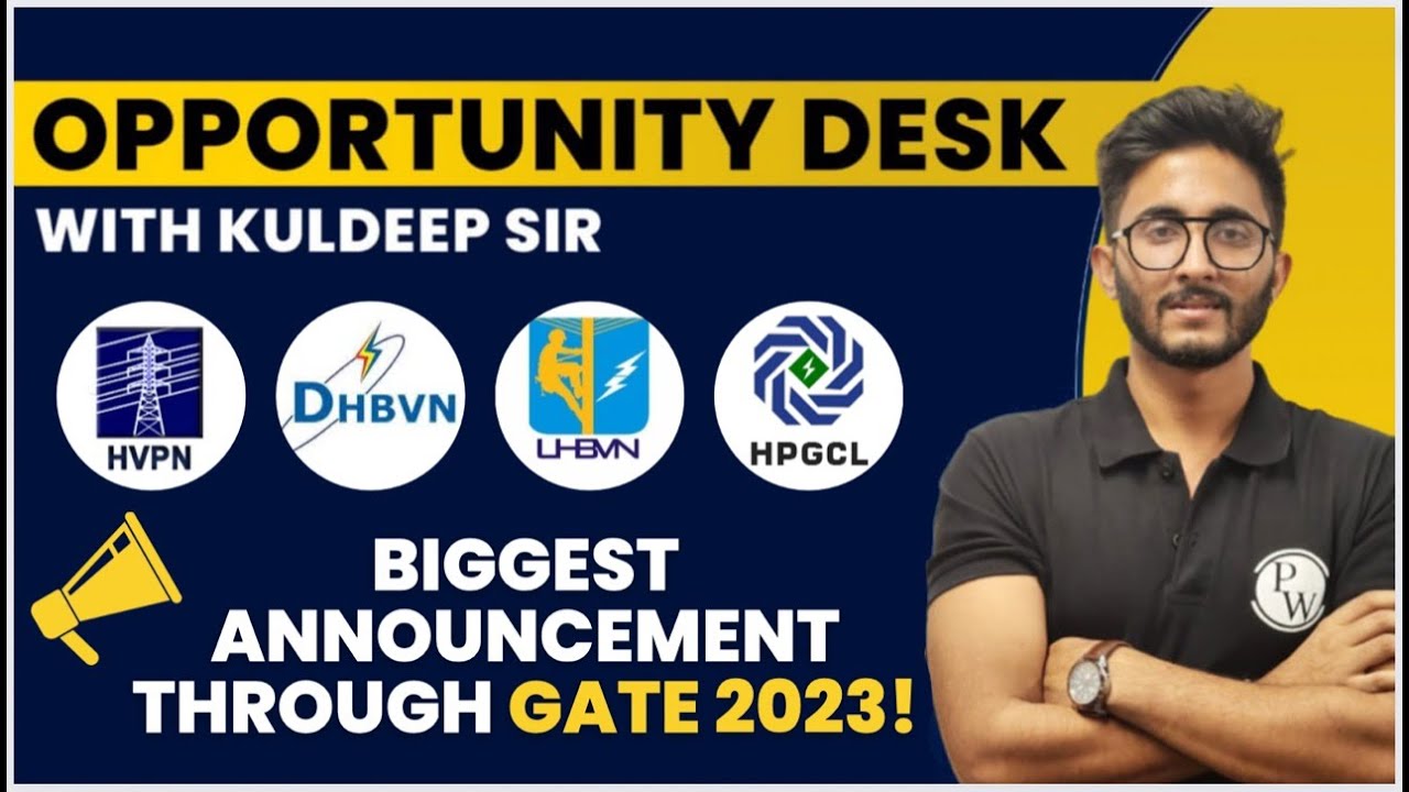4 Govt Organization Announcement of Vacancy through GATE 2023 | HVPNL, HPGCL, UHBVNL, DHBVNL | OPwKS