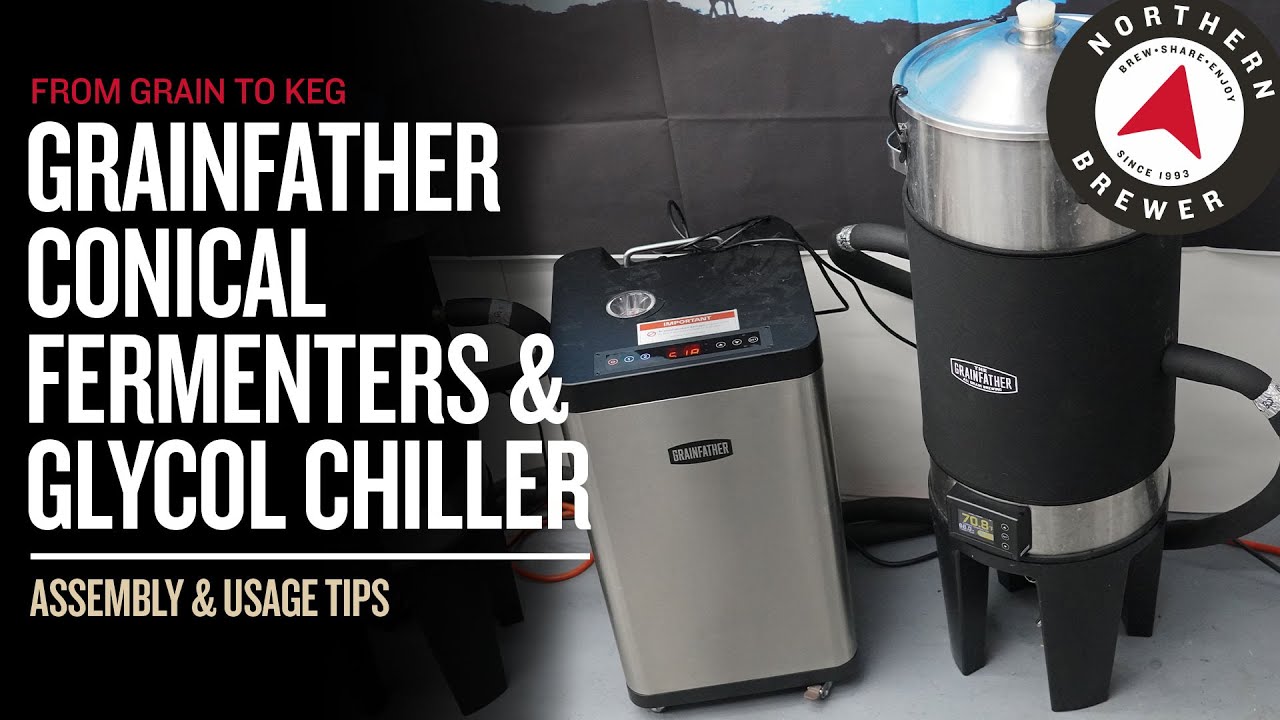 Идеальная установка Grainfather! Конические ферментеры и гликолевый охладитель