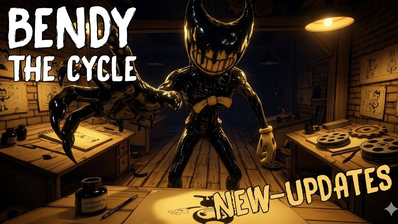 Bendy The Cycle New Updates In Roblox By Bendy FanGame BATIM Chapter 1: Moving Pictures